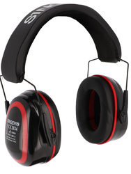 Serre-tête antibruit pliable. Arceau avec mousse de confort. SNR: 31 dB