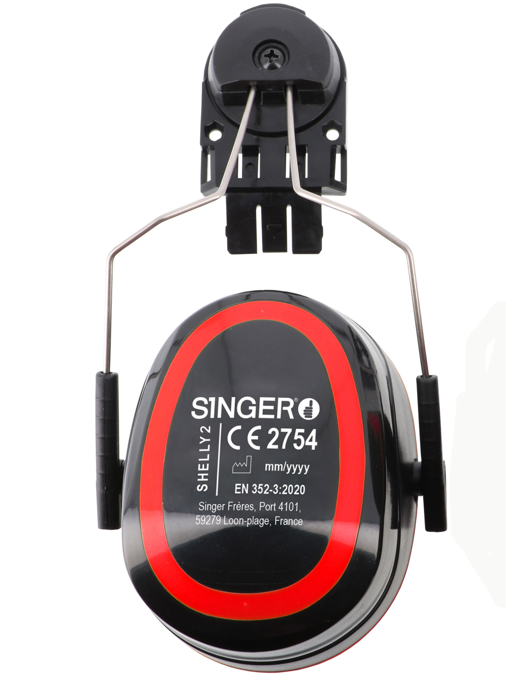 Item Ear-muffs for safety helmet. SNR 27,8 dB