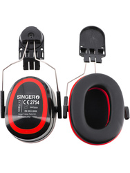 Ear-muffs for safety helmet. SNR 27,8 dB