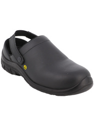 Zapato bajo de seguridad en microfibras.Tobillo con elástico de sujeción