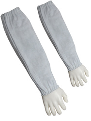 Mangas soldador. Couro curtido bovino. 40 cm. Por par. Com fio de aramida