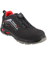 Chaussure basse de sécurité. Cuir hydrofuge. ESD. Laçage rotor