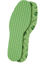 Deodorizing insole. Made up of three layers