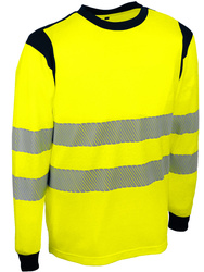 High-visibility knitted T-shirt55 % cotton / 45% polyester. 170 gsm