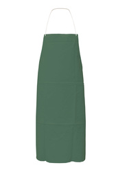 Green P.V.C/polyester/P.V.C apron. 100 x70 cm.