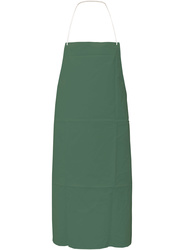 Green P.V.C/polyester/P.V.C apron. 120 x90 cm.