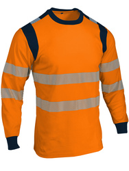 Koszulka z dlugie rekawy o wysokiej widocznosci. Ochrona przed promieniami UV