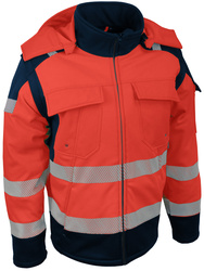 Veste Softshell de signalisation. Doublé