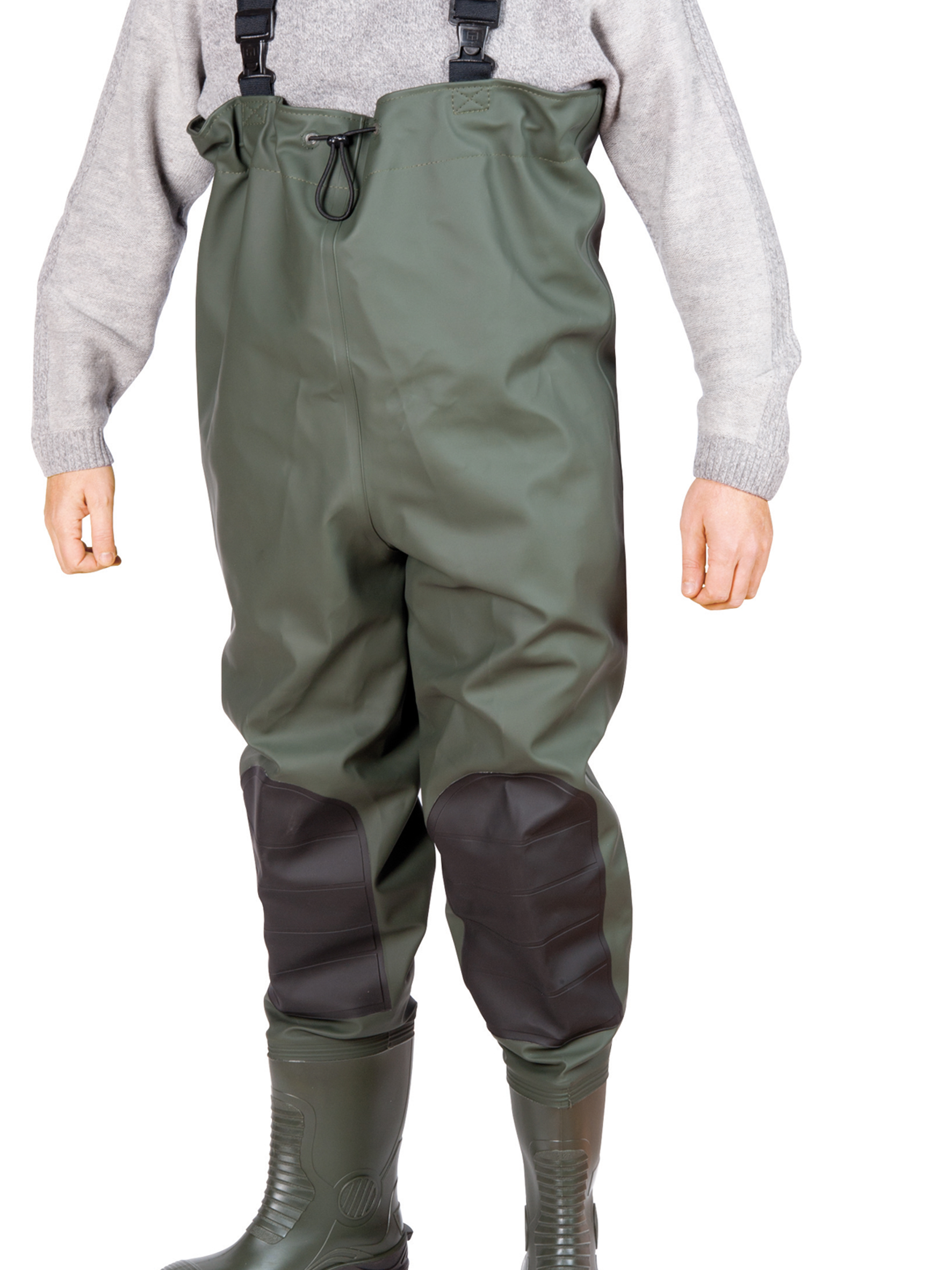 Waders néoprène anti coupure avec bottes sécurité S5