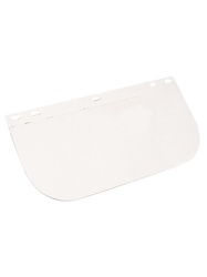 Large clear polycarbonate spare visor for EVA805. (395 x 200 mm).