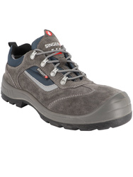 Low cut safety shoes. Split leather. S1PL FO SR