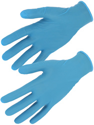 Nitril Handschuh. Einmalige Benutzung. AQL 1,5. Spender-Box mit 100 Stück.