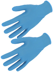 Jednorazowa rękawiczka nitrylowa AQL 1,5. Opakowanie 100 szt.