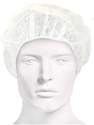 Single-use bouffant cap. Bag of 100 pieces. Minimum of order: 1000 pieces.