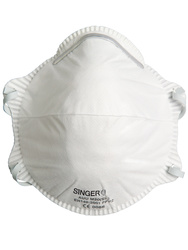 Respirator. FFP2 NR D Standard (+ Dolomite). Box of 20 pieces.