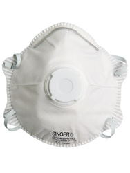 Respirator. FFP2 NR D Standard with valve (+ Dolomite). Box of 10 pieces.