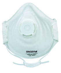 Komfort-Halbmaske mit Ventil. FFP1 NR D.Packung mit 10 Stück.