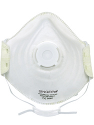 Komfort-Halbmaske mit Ventil. FFP3 NR D.Packung mit 10 Stück.