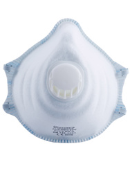 Respirator. FFP2 NR D Standard with valve (+ Dolomite). Box of 10 pieces.