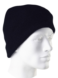 Gorro de ponto. Acrílico. Cor preto.