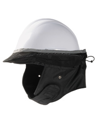 Coiffe de protection contre le froid pour casque de chantier