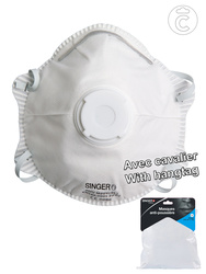 Respirator. FFP2 NR D Standard with valve (+ Dolomite). 2 pieces blister.