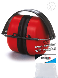 Casque (serre-tête) anti-bruit. SNR: 30,4 dB. Pliable