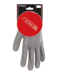 HDPE-Handschuhe. Schnittschutz B. Innenhand mit Polyurethan (PU) beschichtet. Ga