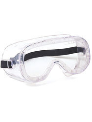 Safety google. Indirect ventilation. Clear anti-fog lens.