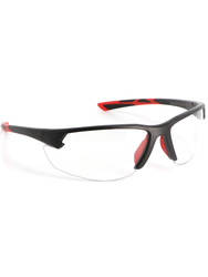 Stylish and wrap-around safety spectacles. Anti-scratch (K) and anti-fog (N)