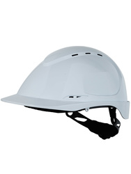 A.B.S vented safety helmet. 8 points. Ratchet easy adjustment.