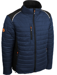 Two-material warm polyamide & ripstop jacket, 4% elastane.