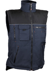 Gilet polyester ripstop. Doublure polaire.