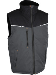 100% polyester ripstop bodywarmer. Linedand 100% polyester padded, 120 gsm.