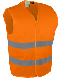 Gilet haute visibilité. Polyester. Fermeture auto-agrippante