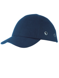 Bump cap. ABS shell. Blue colour.