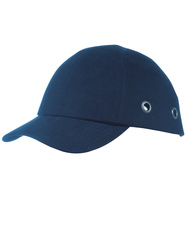 Gorra antigolpes. Con ventilaciones. Color azul