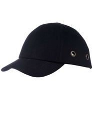 Bump cap. ABS shell. Black colour.