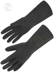 Neoprene glove. Unsupported. Cotton flocklined. 330 mm length.