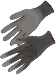 Beschermende handschoenen van polyester.13 gauge. PU-gecoat