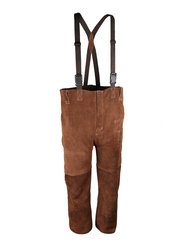 Wlelding bib pantBrown cow split leather