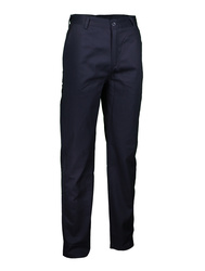 Pantalon de travail. 100% coton. 300 g/m². Bleu encre / noir.