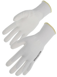HDPE-Handschuhe. Schnittschutz B. Innenhand mit Polyurethan (PU) beschichtet.