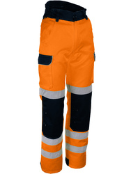 Werkbroek. Hoge zichtbaarheid. Katoen /polyester. 280 g / m2.