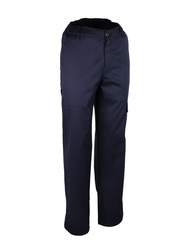 Brandwerende beschermende broek. 350 g /m². Kleur blauw