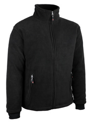 Black Polar lined jacket (330-350 gsm)