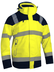 Parka haute visibilité. Permet d'adapterun gilet ou une veste à l'intérieur