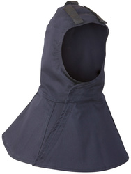 Cagoule. Tissu retardateur de flamme. 350 g/m². Coloris bleu.