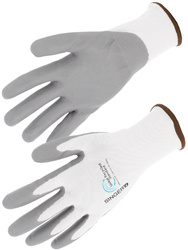 Gant polyester à base de polyester recyclé GRS, élasthanne, paume nitrile mousse