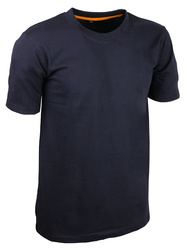 Camiseta azul marinho. 100% algodão 180g/m².
